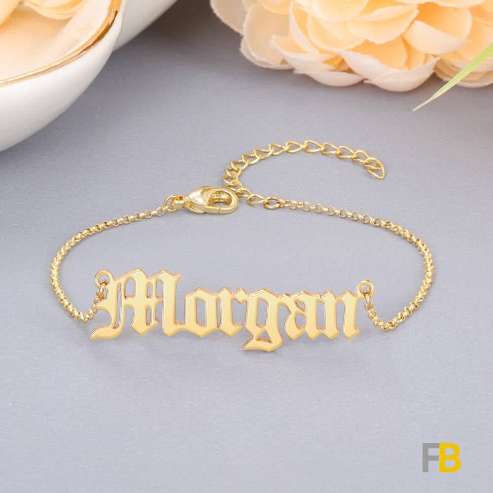 Bracelet de cheville Prénom personnalisé