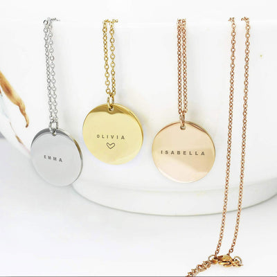 Collier Prénom Personnalisé Traqueur D'humeur