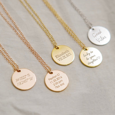 Collier Prénom Personnalisé Traqueur D'humeur