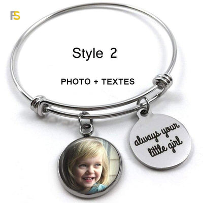 Bracelet Photo Personnalisé pour Bébé